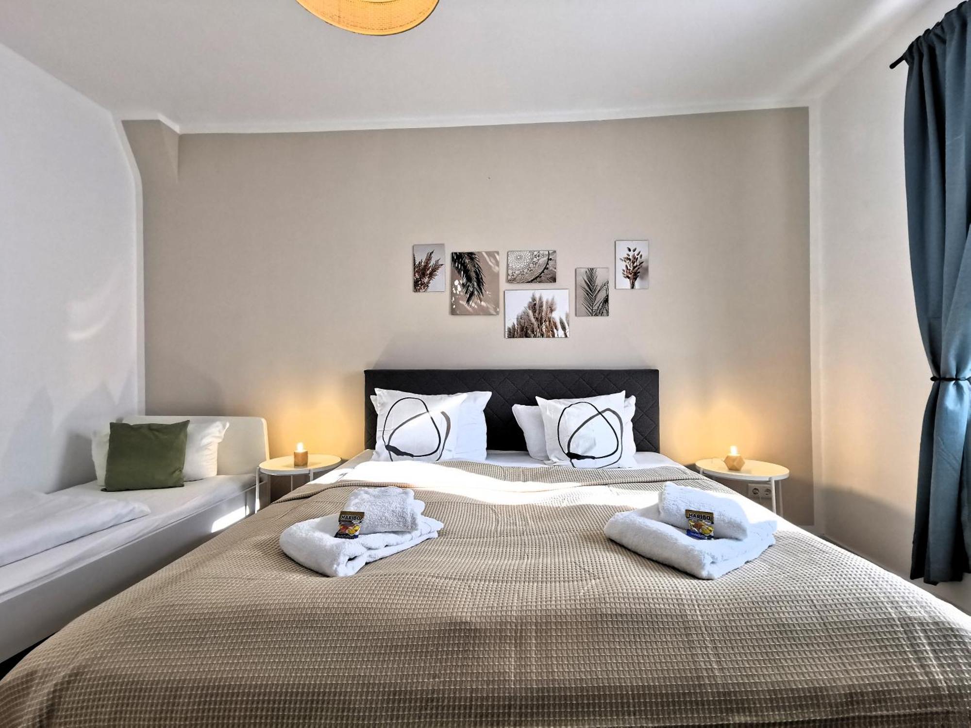 Bohnapartments Xl Suite - 2 Schlafzimmer Mit Balkon - Zentrum - Petersberg - Domplatz Erfurt Kültér fotó